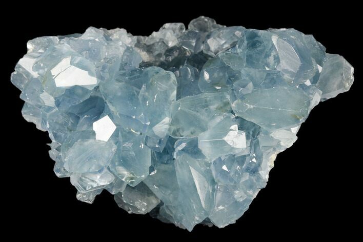 Sparkly Celestine (Celestite) Crystal Cluster - Madagascar #184364